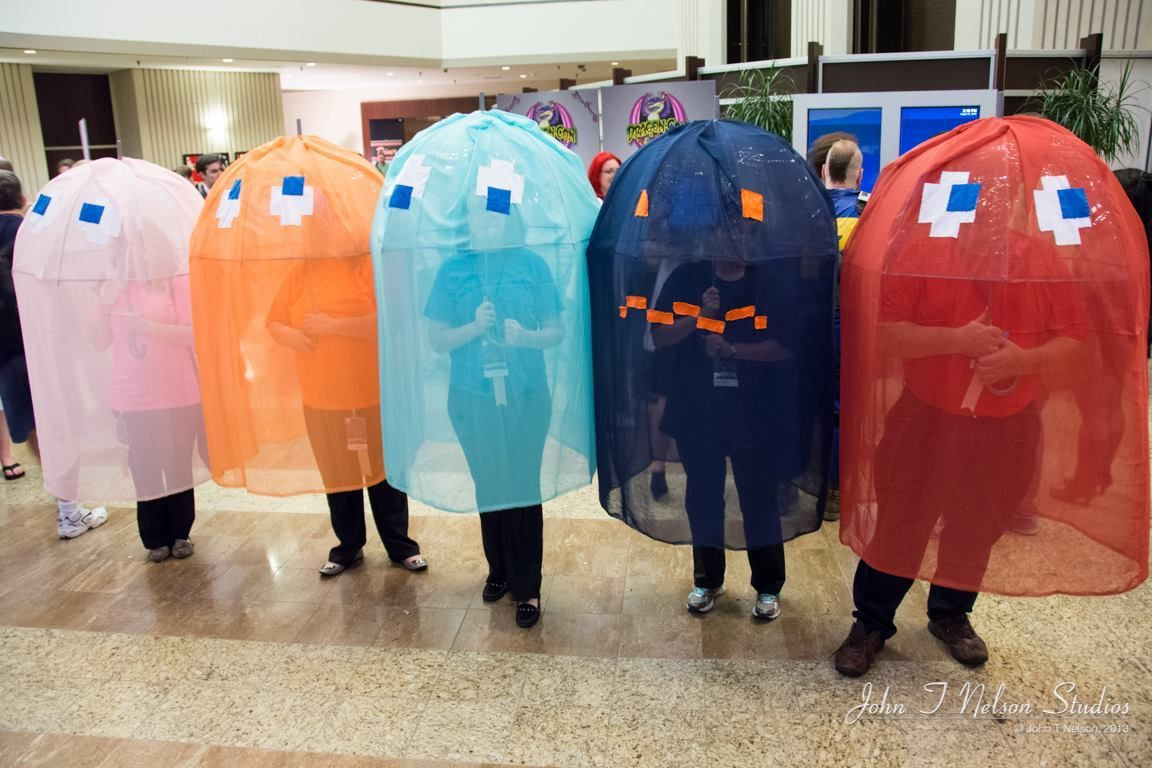 Pacman Costumes DIY
 Our best family group costume shown at many cons the