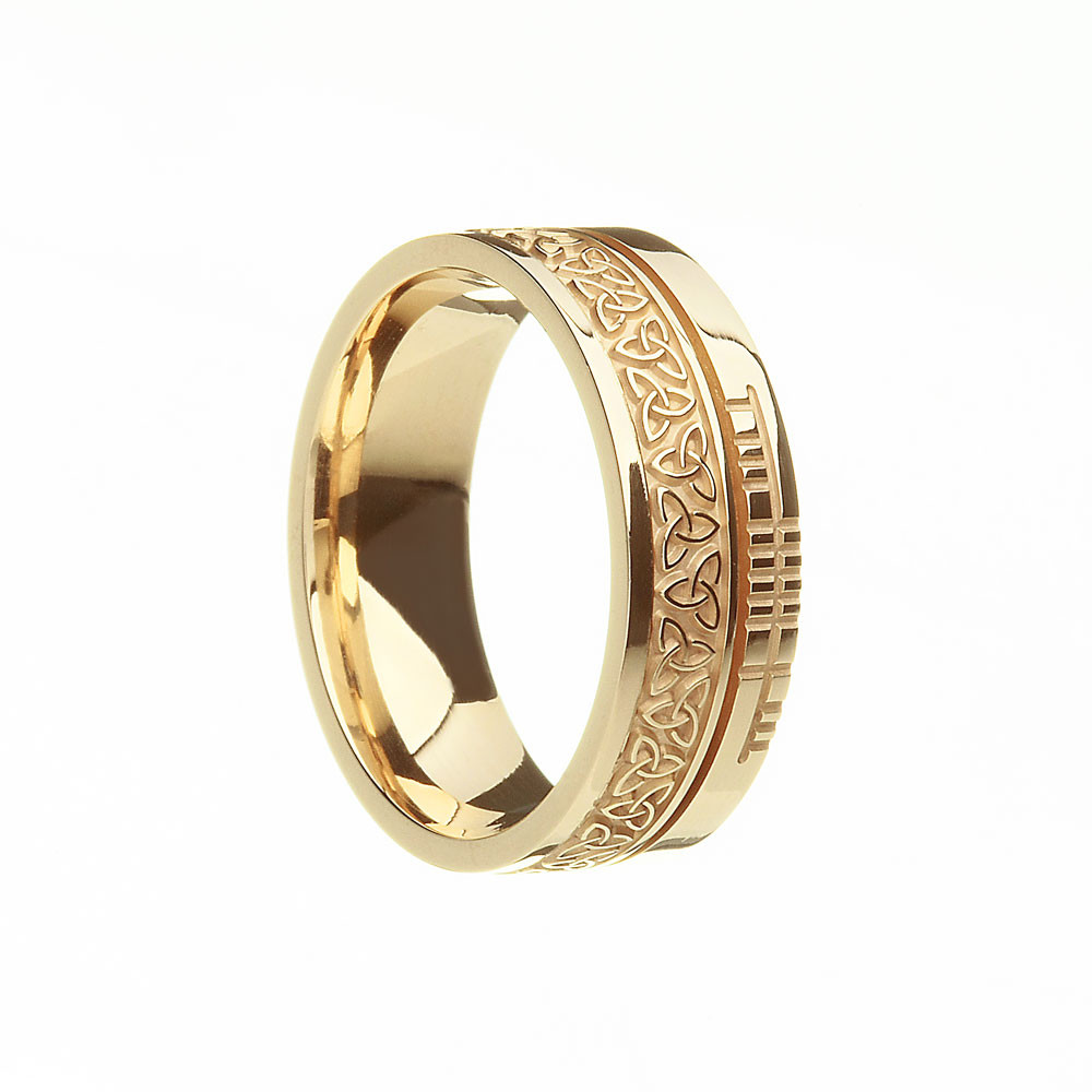 Pagan Wedding Rings
 Celtic Ring fort Fit Faith Trinity Knot Irish