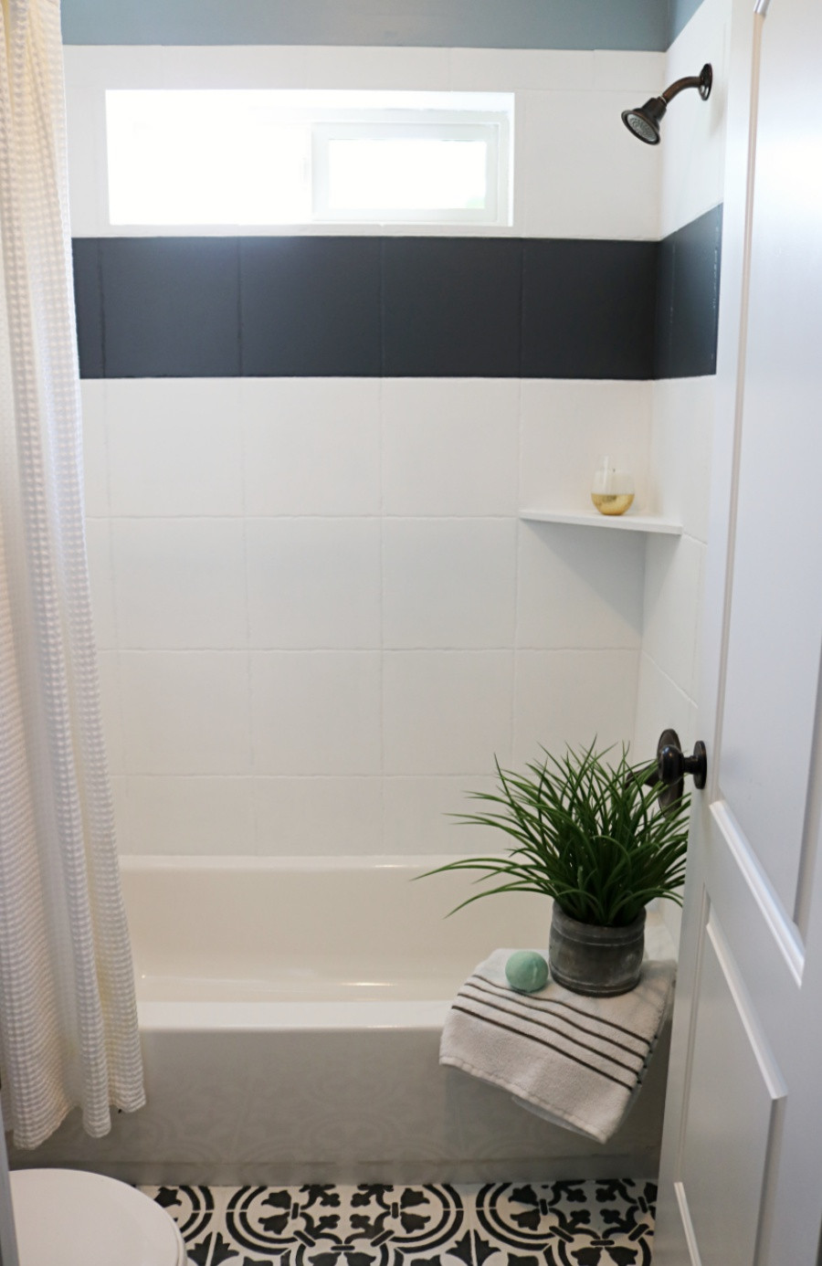 Paint Bathroom Tile
 How to Paint Shower Tile Remington Avenue