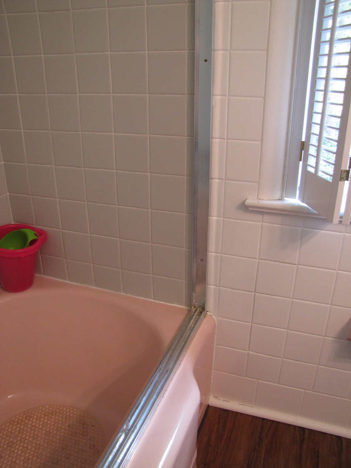 Paint Bathroom Tile
 Smoke & Mirrors A Bathroom Reveal  The Painted Home