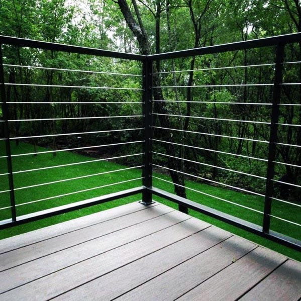 Painted Deck Rails
 Top 70 Best Deck Railing Ideas Outdoor Design Inspiration