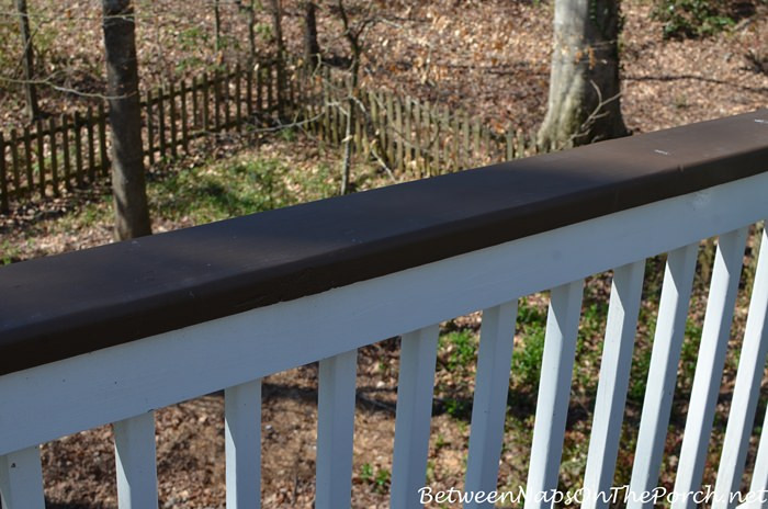 Painted Deck Rails
 How Did Those Brown Deck Railings Hold Up This Winter An