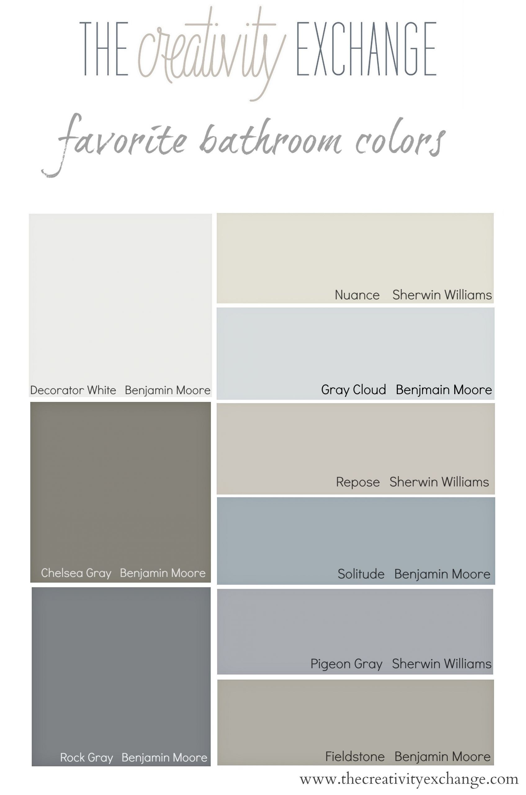 Painting Bathroom Cabinets Color Ideas
 Choosing Bathroom Paint Colors for Walls and Cabinets