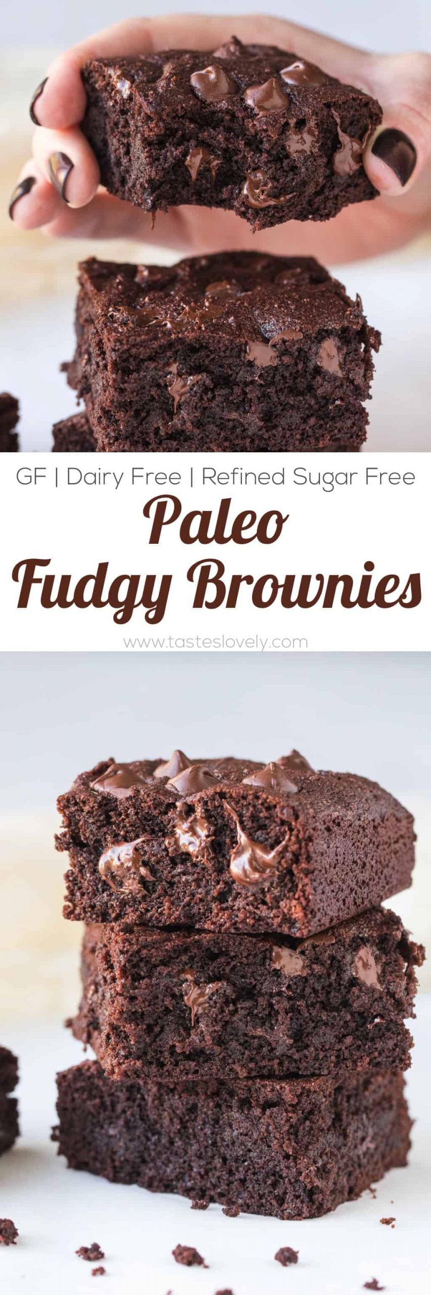 Paleo Brownies Almond Flour
 Paleo Fudgy Almond Flour Brownies Dairy Free Tastes Lovely