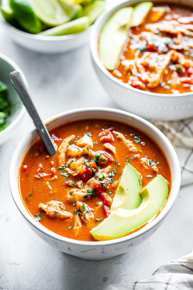 Paleo Chicken Enchilada Soup
 Chicken Enchilada Soup Paleo Dairy Free Whole30