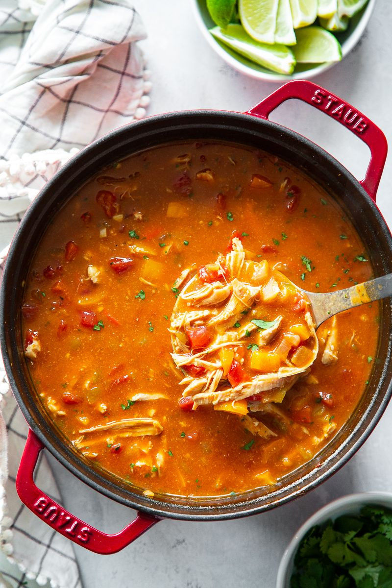 Paleo Chicken Enchilada Soup
 Chicken Enchilada Soup Paleo Whole30