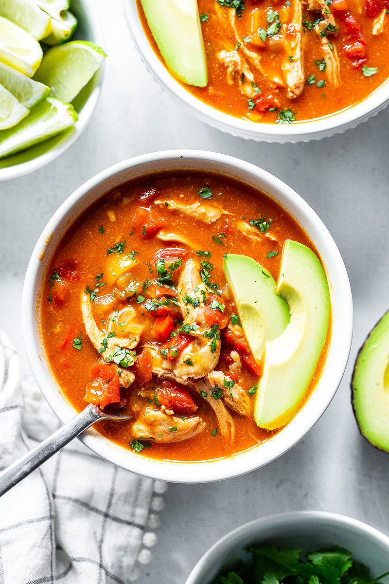 Paleo Chicken Enchilada Soup
 Chicken Enchilada Soup Paleo Whole30