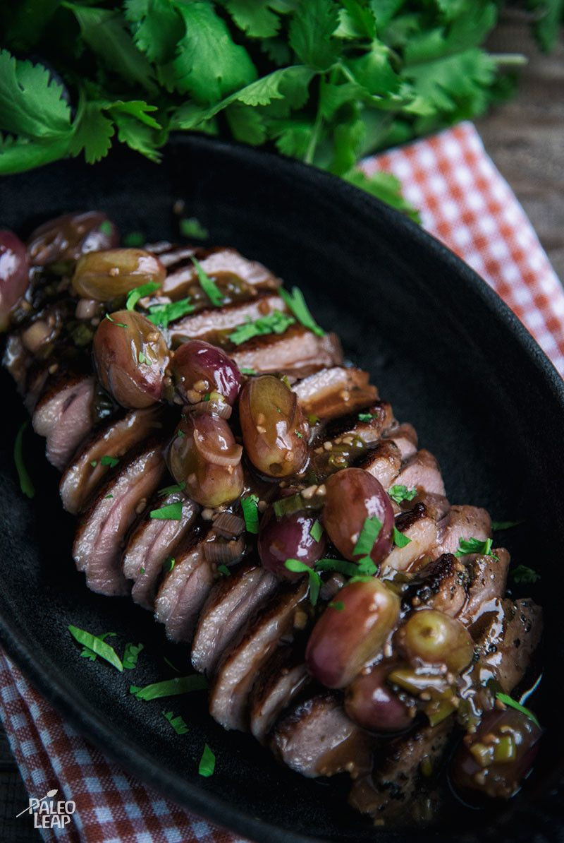Paleo Duck Recipes
 Pan Fried Duck Breasts With Grape Sauce Recipe