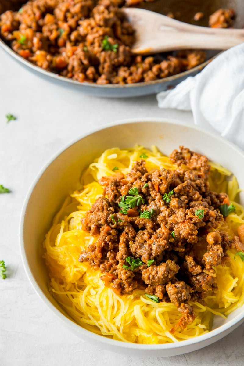 Paleo Spaghetti Squash
 Paleo Spaghetti Squash Bolognese Recipe Girl