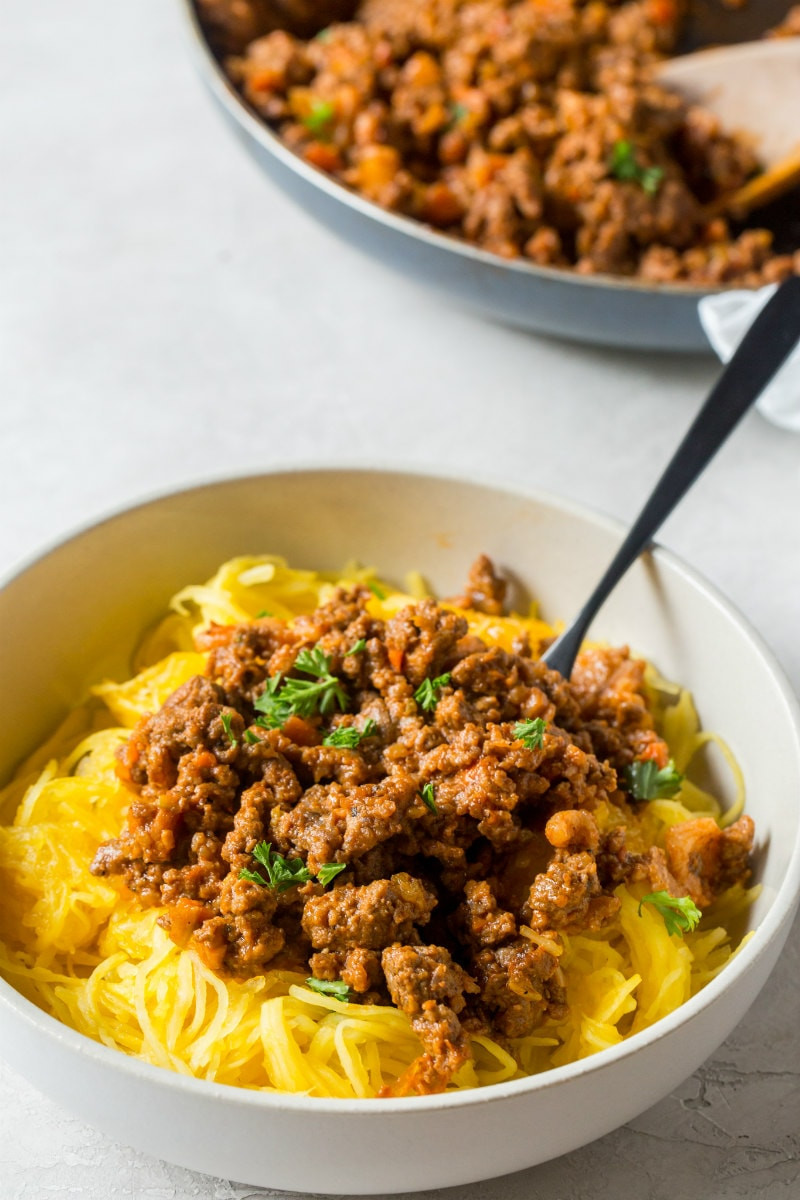 Paleo Spaghetti Squash
 Paleo Spaghetti Squash Bolognese Recipe Girl