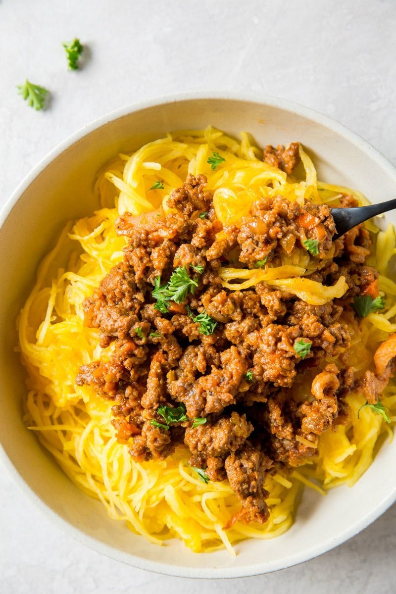 Paleo Spaghetti Squash
 Paleo Spaghetti Squash Bolognese Recipe Girl