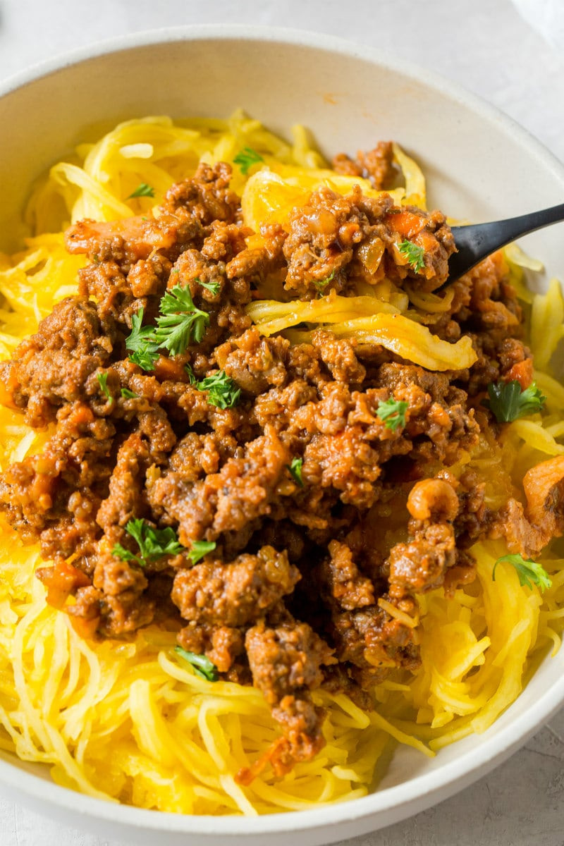 Paleo Spaghetti Squash
 Paleo Spaghetti Squash Bolognese Recipe Girl