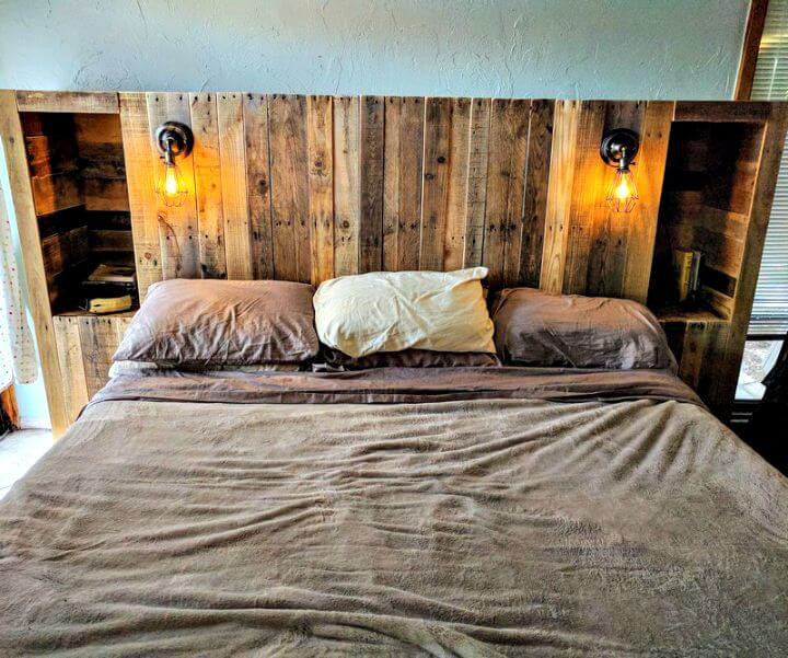 Pallet Wood Headboard DIY
 40 Pallet Headboard Ideas to DIY for Your Beds ⋆ DIY Crafts