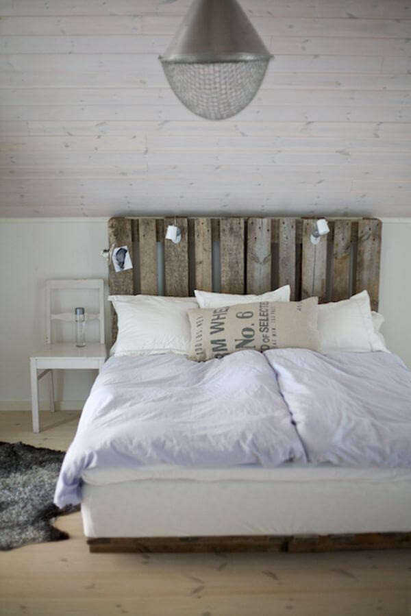 Pallet Wood Headboard DIY
 27 DIY Pallet Headboard Ideas – 101 Pallets