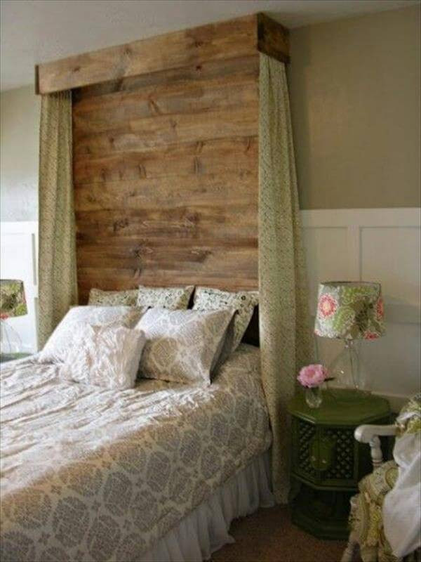 Pallet Wood Headboard DIY
 7 DIY Pallet Headboard Ideas