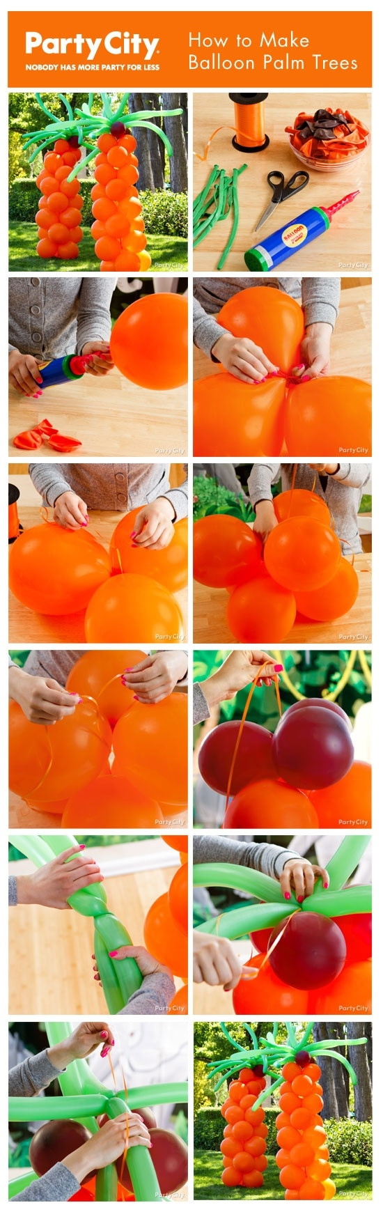Palm Tree Decorations DIY
 DIY Balloon Palm Trees s and for