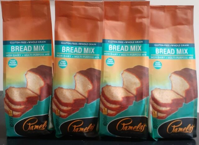 Pamela'S Gluten Free Bread Mix
 Pamela s Gluten Free Bread Mix LOT OF 4 Packages 19 oz