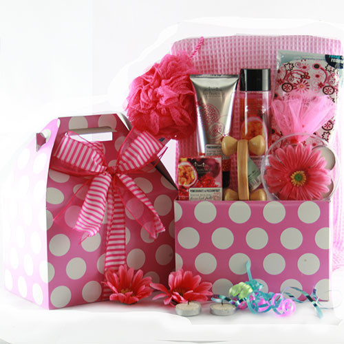 Pamper Gift Basket Ideas
 Spa Gift Baskets Pamper Me Pink Spa Gift Basket DIYGB