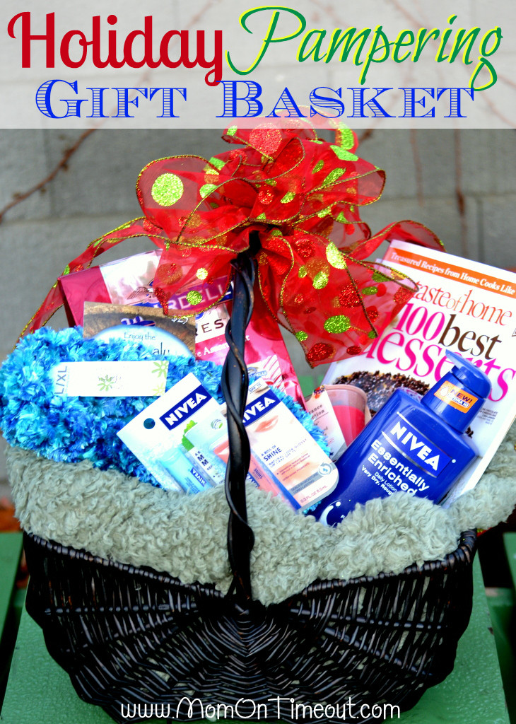 Pamper Gift Basket Ideas
 Holiday Pampering Gift Basket Idea Mom Timeout