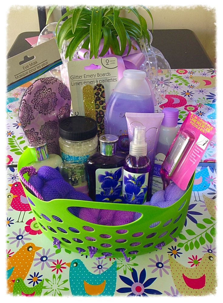 Pamper Gift Basket Ideas
 Spoil your teachers Pamper yourself basket