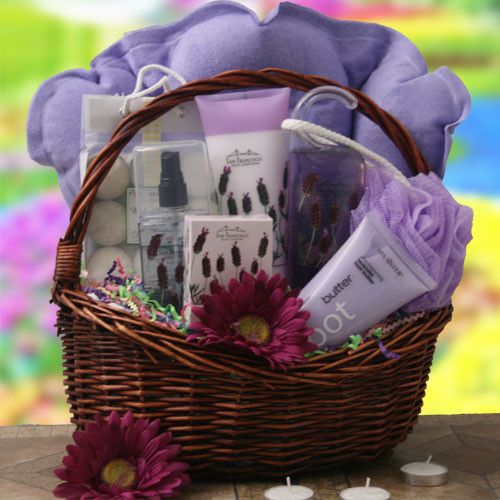 Pamper Gift Basket Ideas
 Spa & Pamper Gift Baskets Pamper Me Purple Spa Gift
