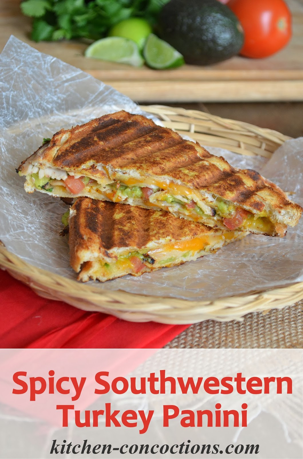 Panini Sandwich Recipes
 Spicy Southwestern Turkey Panini Kitchen Concoctions