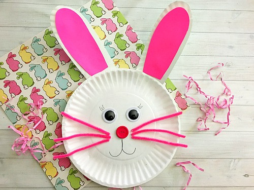 Paper Plate Easter Crafts
 Cute Bunny Paper Plate Craft for Kids Fun Easter Kids Craft