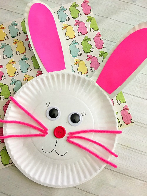 Paper Plate Easter Crafts
 Cute Bunny Paper Plate Craft for Kids Fun Easter Kids Craft