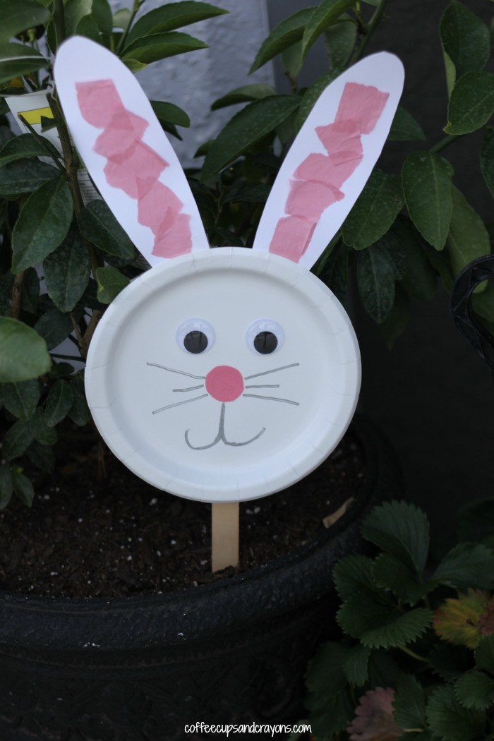 Paper Plate Easter Crafts
 Bunny Paper Plate Puppet Craft