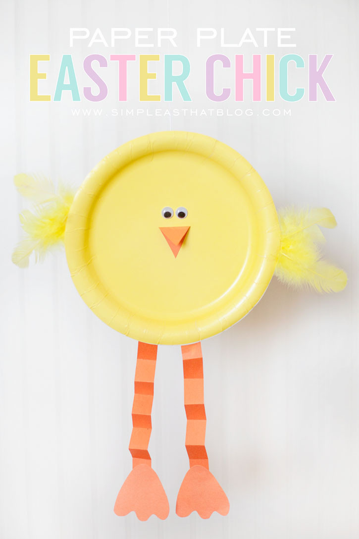 Paper Plate Easter Crafts
 Simple Easter Craft Paper Plate Easter Chick