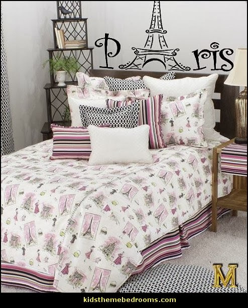 Paris Themed Bedroom Decor Ideas
 Decorating theme bedrooms Maries Manor paris bedroom