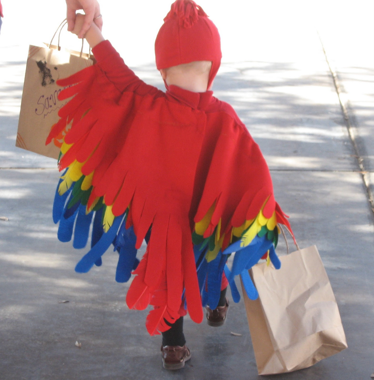 Parrot Costume DIY
 Homemade Parrot Costume