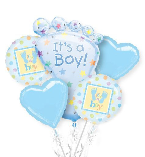 Party City Baby Boy Balloons
 Foil Its A Boy Baby Shower Balloon Bouquet Party City