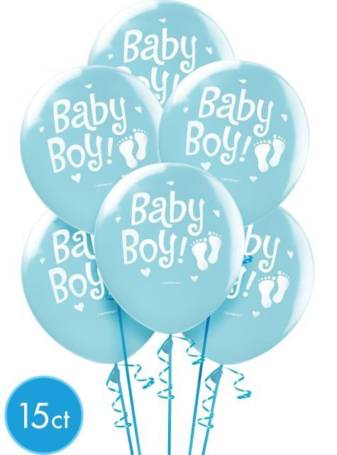 Party City Baby Boy Balloons
 Baby Boy Blue Balloons 12in 15ct Party City 15 $4 99