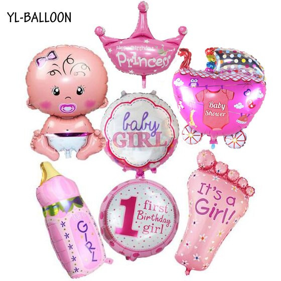 Party City Baby Boy Balloons
 Baby Shower Air Balloons 1th Birthday Party Decoration