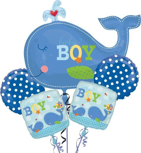 Party City Baby Boy Balloons
 Ahoy Baby Boy Baby Shower Balloon Bouquet Party City
