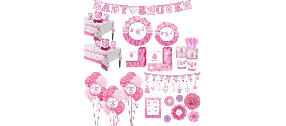 Party City Baby Girl Shower Decorations
 It s a Girl Baby Shower Party Supplies Party City