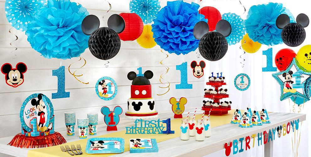 Party City Baby Mickey
 Mickey Mouse 1st Birthday Party Supplies