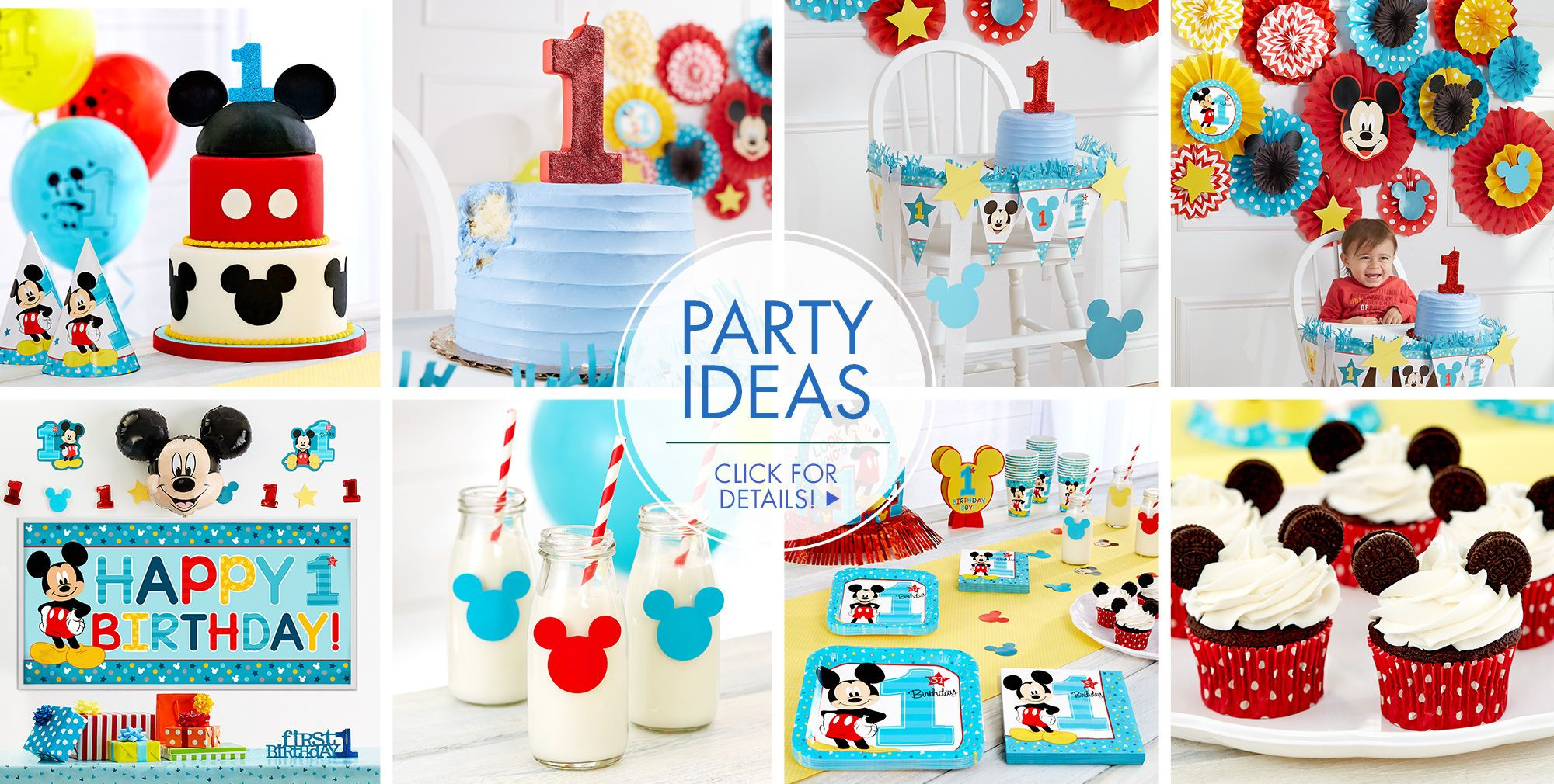 Party City Baby Mickey
 Mickey Mouse 1st Birthday Party Supplies