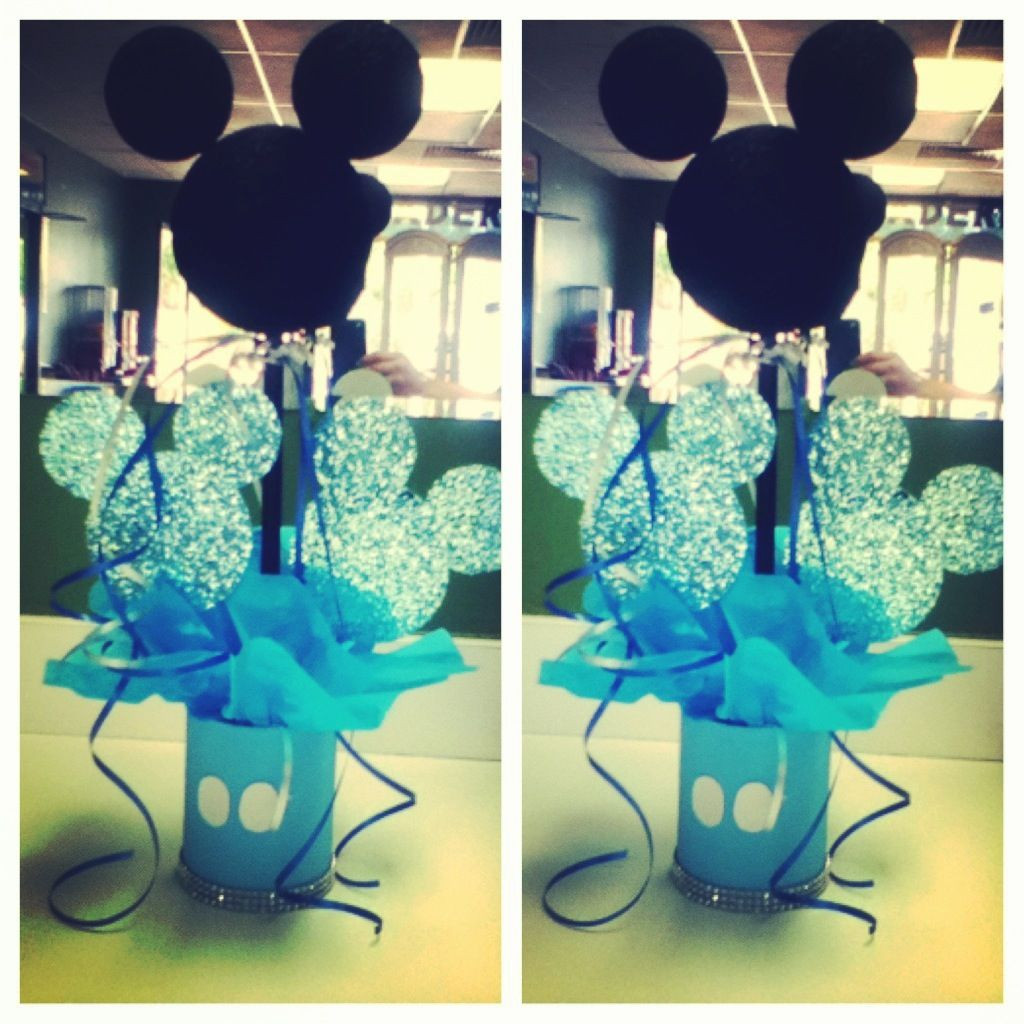 Party City Baby Mickey
 My very first baby shower mickey centerpieces