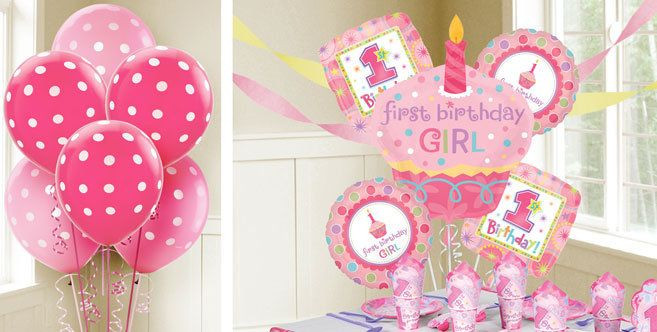 Party City Birthday Balloons
 First Birthday Girl Balloons Party City