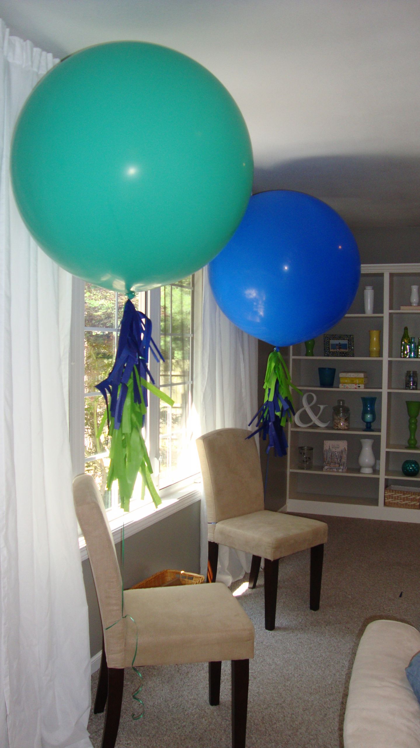 Party City Birthday Balloons
 Birthday Bonanza Giant Balloons and Tassel DIY