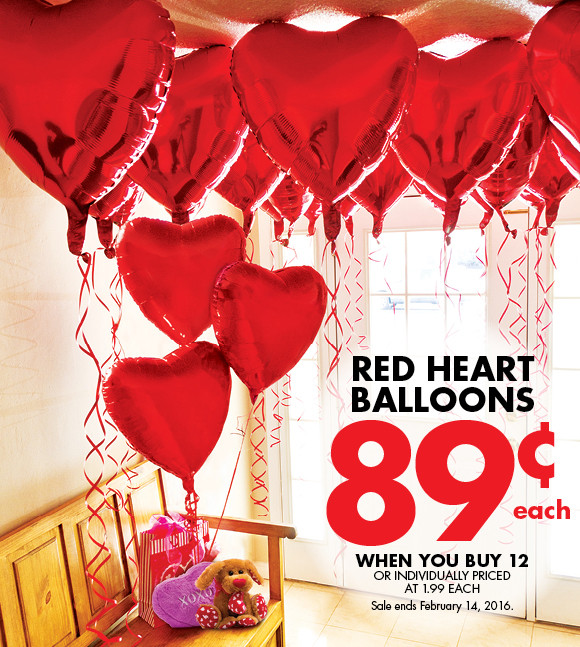 Party City Birthday Balloons
 Party City 89¢ Valentine s Balloons Save $20