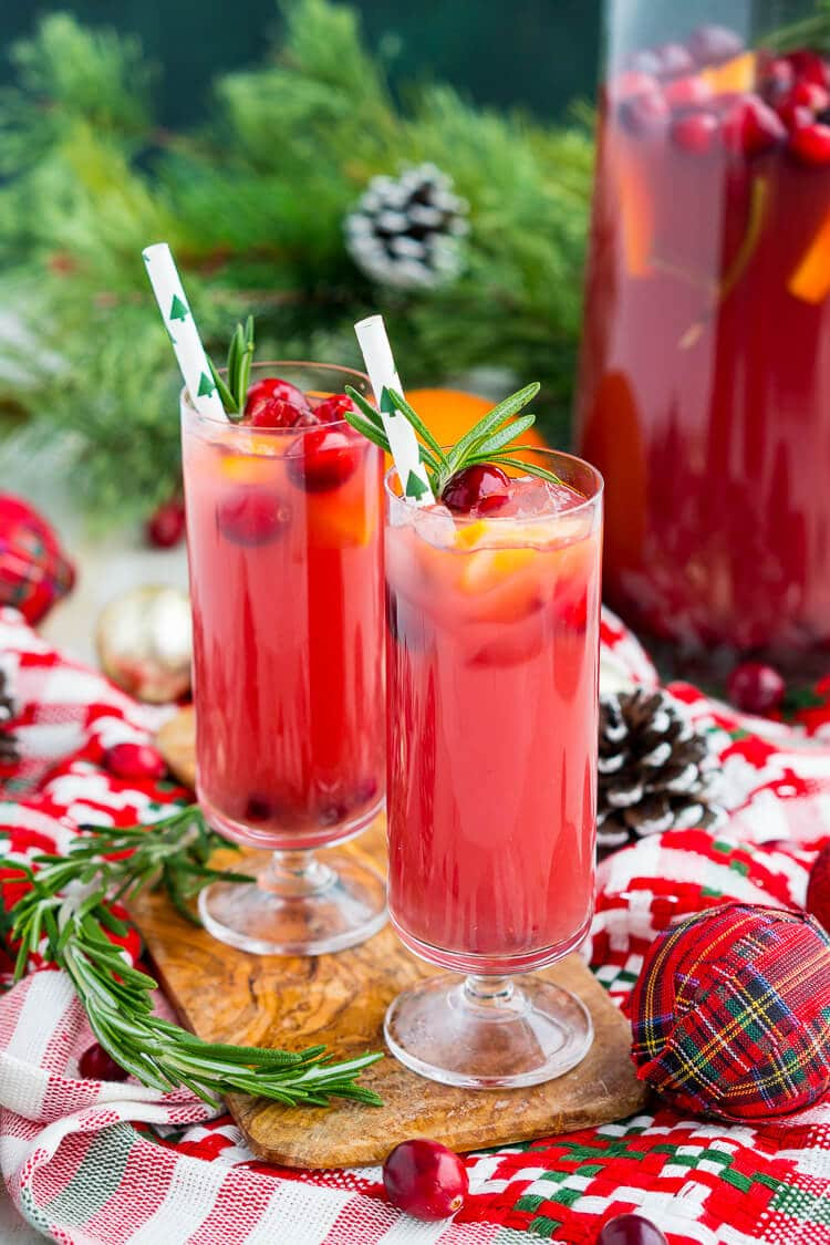 Party Drinks With Vodka
 Christmas Punch Boozy or Not Recipe Sugar & Soul