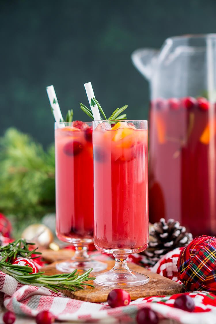 Party Drinks With Vodka
 Christmas Punch Boozy or Not Recipe Sugar & Soul