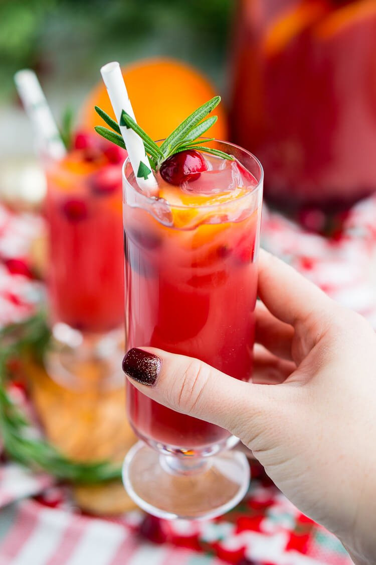 Party Drinks With Vodka
 Christmas Punch Boozy or Not Recipe Sugar & Soul