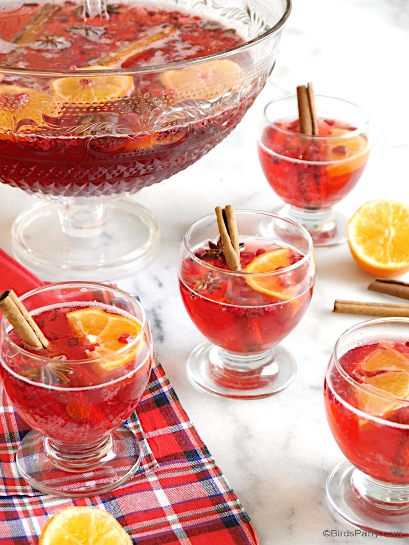 Party Drinks With Vodka
 Cranberry Vodka Christmas Punch Recipe Party Ideas