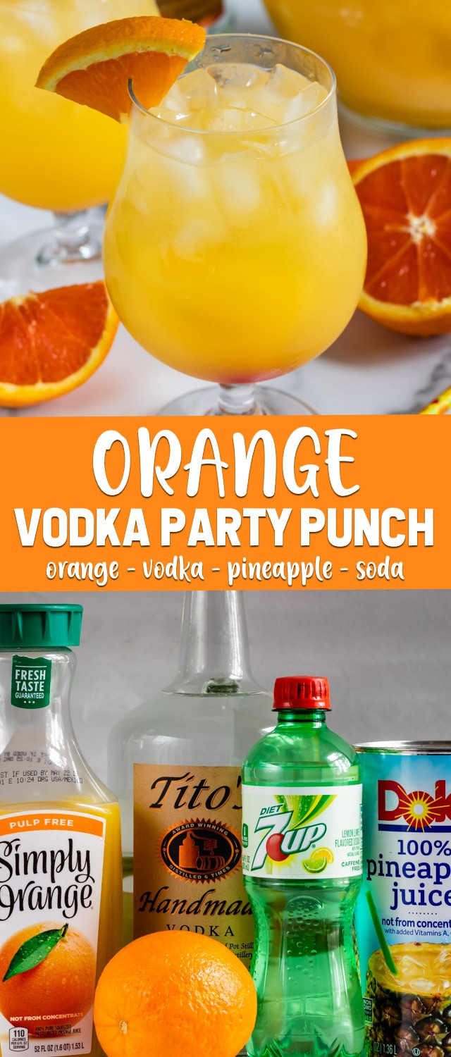 Party Drinks With Vodka
 Orange Vodka Party Punch Crazy for Crust