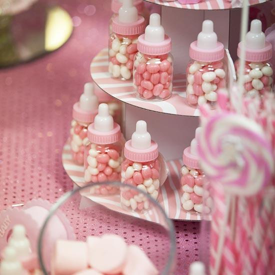 Party Favors Baby Shower Girl
 Pink Baby Bottle Shower Favors It s a Girl Theme Baby