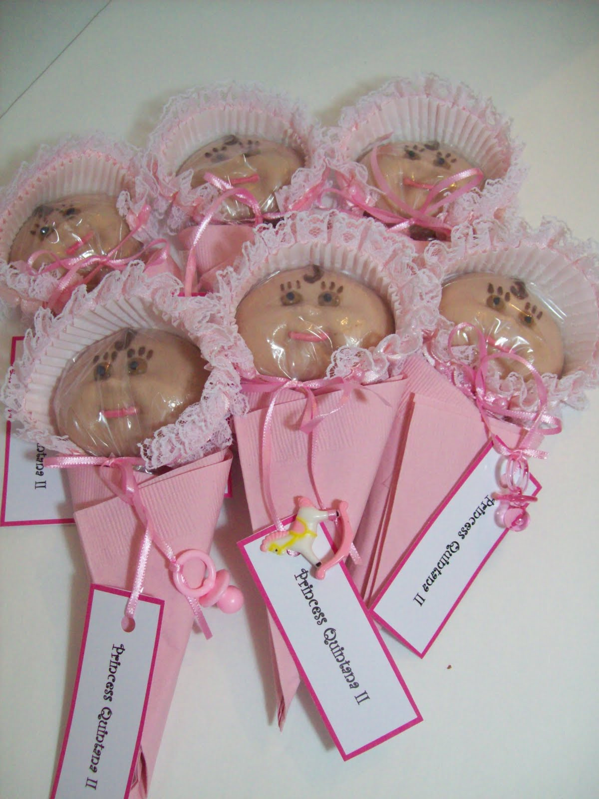 Party Favors Baby Shower Girl
 CedarGap Creations Cookies Chocolate Bonnet Babes Girl